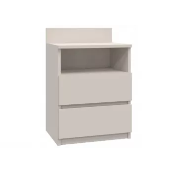 Top e shop Malwa Szafka nocna z 2 szufladami, 40×32×59 cm, wykończenie Kashmir