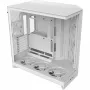 Obudowa PC Midi Tower NZXT H9 Flow RGB+ — Biały, obsługa ATX/EATX/Micro-ITX, szkło hartowane, 3 wentylatory 140 mm z przodu + 1 wentylator 120 mm z tyłu