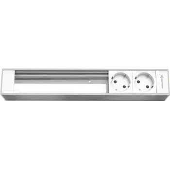 Gniazdo natynkowe Typ F Aluminium Kindermann 7449000302