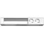 Gniazdo natynkowe Typ F Aluminium Kindermann 7449000302