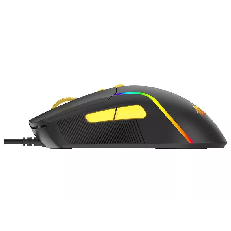 Zestaw Tracer HORNET 87 klawiatura i mysz Gaming USB QWERTY Czarny, Żółty