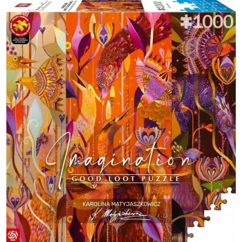 Puzzle Good Loot Imagination - Karolina Matyjaszkowicz: W Ptasim Zagajniku - Tryptyk 1000 szt.