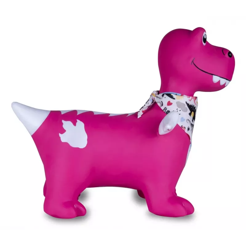 Skaczące zwierzątko Jamara HoppyDoo Dino ze skrzydełkami różowe z pompką 466008