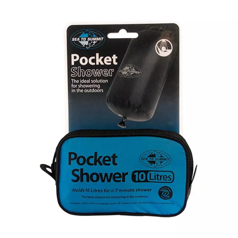 Przenośny prysznic kieszonkowy SEA TO SUMMIT APSHOWER/UNI/UNI — 10 L, wąż 6 m, nylon 70D, 120 g