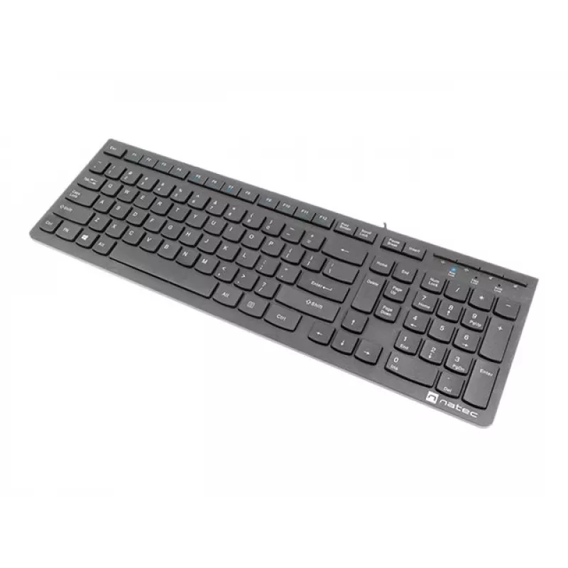 Natec Discus 2 - Klawiatura - QWERTY - US - Czarny