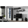 Cama stojak TV SOHO 140 szary/biały połysk