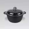 Maestro MR-4616C Garnek z pokrywką 16 cm 1 l Czarny