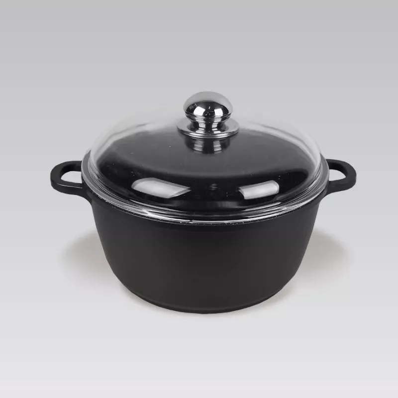 Maestro MR-4616C Garnek z pokrywką 16 cm 1 l Czarny