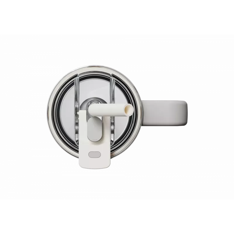 Kubek termiczny ze słomką Xiaomi Straw Mug Biały 1 L — wnętrze ze stali nierdzewnej, szczelny, 240×132×97 mm