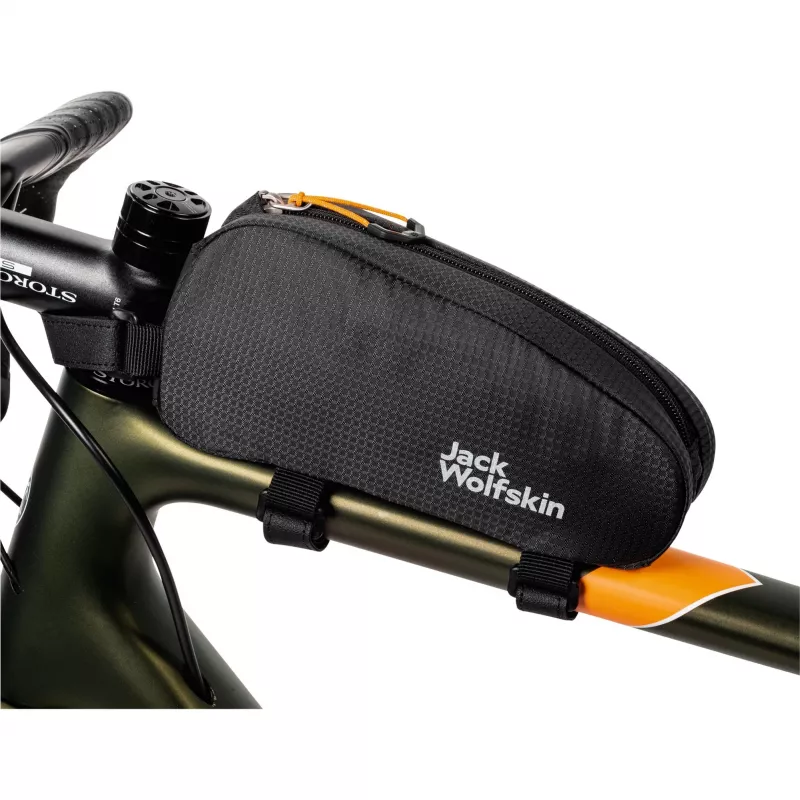 Torba na ramę Morobbia Tube Bag, koszyk/futerał rowerowy (czarny, torba na górną rurę 0,7 L)