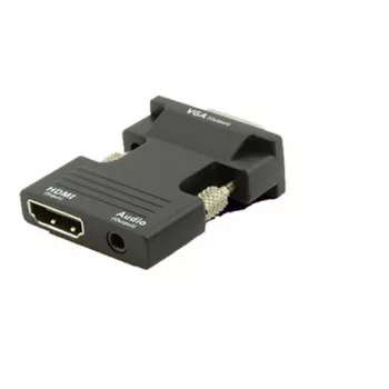 Microconnect HDMIVGAAUDIOB adapter kablowy/przejściówka VGA (D-Sub) HDMI + Audio Czarny
