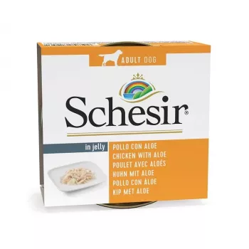 SCHESIR w galaretce Kurczak z aloesem - mokra karma dla psa - 150 g