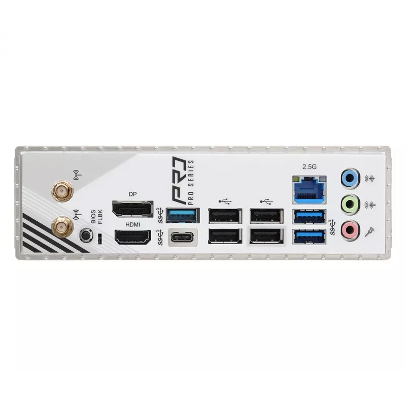 Płyta główna ASROCK A620AM PRO RS WIFI AM5 microATX, AMD A620, 4×DDR5, Wi‑Fi, HDMI, DP, 3×M.2, 2×SATA, dźwięk 7.1, LAN 1Gb
