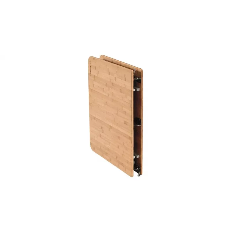 Stół kempingowy Outwell Custer L Brown — Blat bambusowy, rama aluminiowa, 700×1200 mm, 11.5 kg