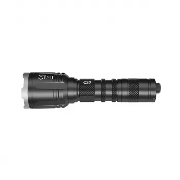 Latarka ręczna Nitecore CI7 — 4 diody LED, 2500 lumenów, 130 h czasu pracy, 148,2 mm, 158 g, czarna