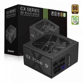 Zasilacz Gamemax, 80 PLUS, Gold | GX 750GF | 750 W