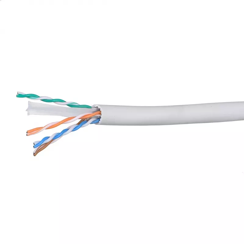 Kabel sieciowy Alantec KIU6ALSOH500D Cat6 U/UTP 23 AWG LSOH 500 m szary