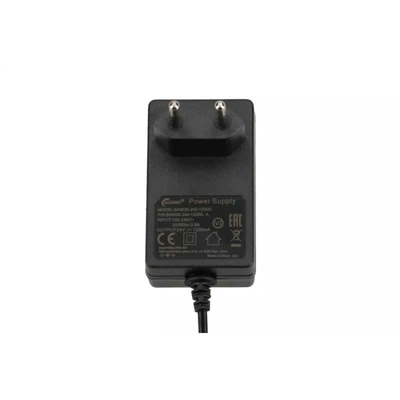 Zasilacz MikroTik SAW30-240-1200GA, wewnętrzny, 29 W, wejście 100–240 V, czarny