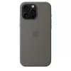 Silikonowe etui z MagSafe dla iPhone 16 Pro Max - Kamienny Szary