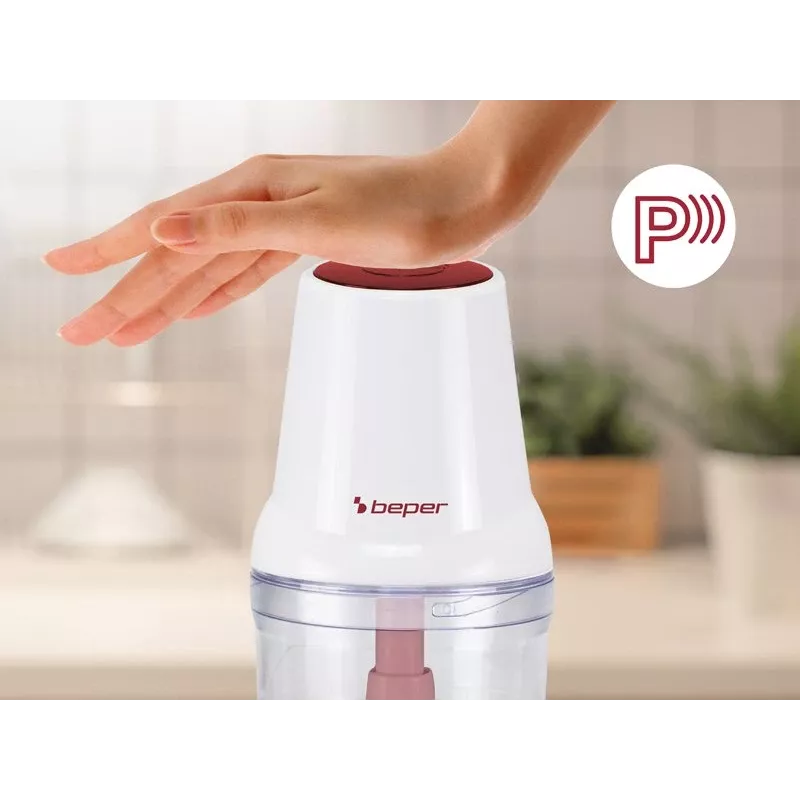 Electric coffee grinder Beper P102ROB010 stainless steel compact design