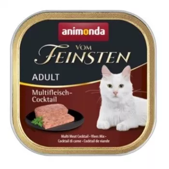 Mokra karma dla kota animonda Vom Feinsten adult beef 100 g tacka, bezzbożowa, bezglutenowa i bez soi