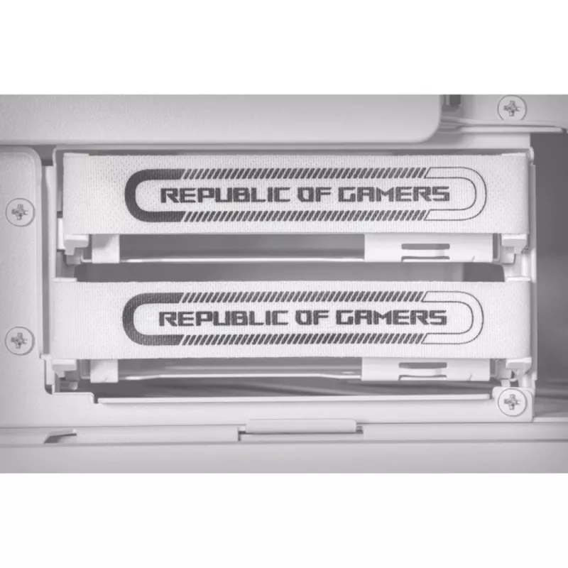 ASUS ROG GR701 Hyperion Biały, PC, Biały, ATX, EATX, micro ATX, Mini-ITX, Aluminium, Multi, Przód