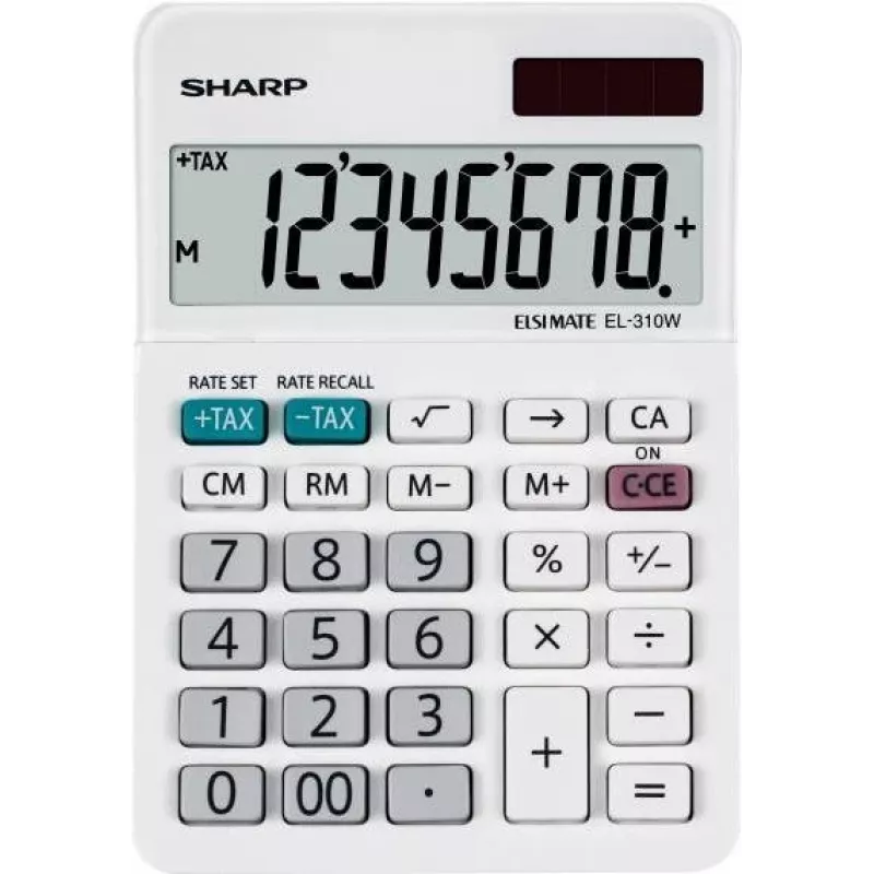 Sharp EL-310W kalkulator biurkowy finansowy biały