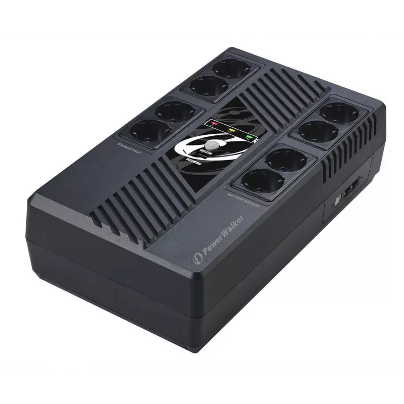 PowerWalker VI 1000 MS FR Line-Interactive 1000 VA 600 W 8 gniazd AC