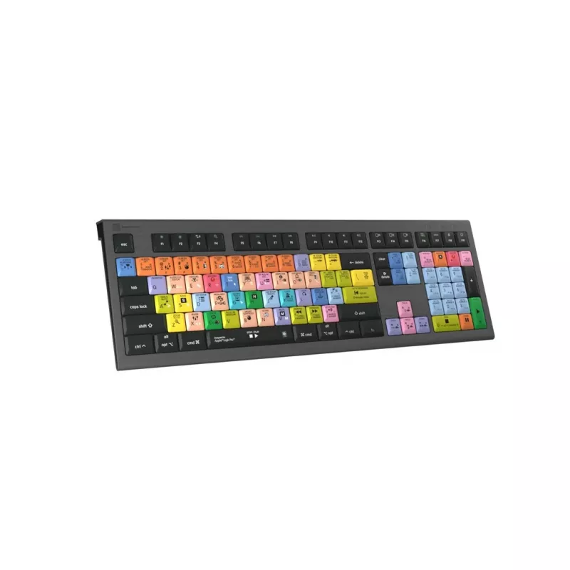 Klawiatura Logickeyboard LKB-LOGXP2-A2M-UK Uniwersalna USB QWERTY UK English Czarna
