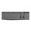 Przewodowa klawiatura pełnowymiarowa NATEC NKL-1507 USB QWERTY US International szaro-czarna, 105 klawiszy, klawiatura numeryczna
