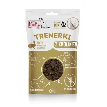 SYTA MICHA Przysmaki z królikiem - przysmak dla psa - 80g