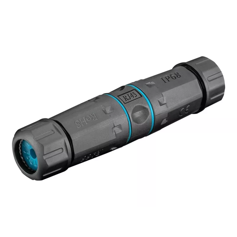 Goobay Outdoor (IP68) kabel sieciowy connector, CAT 6A Unshielded, UTP - dustproof and waterproof, terminal strip for LSA mounting (tool-free) (44416)