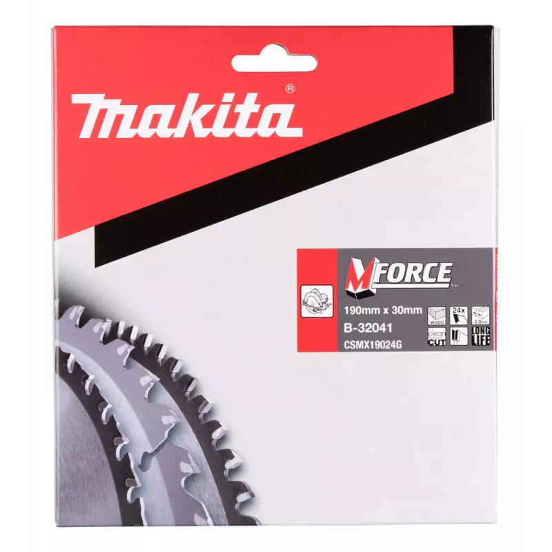 TARCZA DO PIŁY TARCZOWEJ MAKITA 190x30x24Z M-FORCE DO DREWNA
