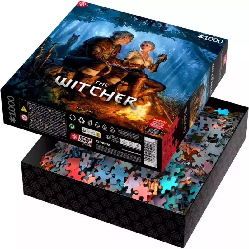 Good Loot Gaming Puzzle: Wiedźmin Podróż Ciri, 1000 elementów
