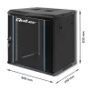 Szafa rack 19 inch QOLTEC 54464 12U 600x635x450 Czarna