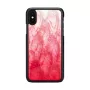 Etui do smartfona iKins dla iPhone XS / XS S — różowe lake i czarne, pokrowiec ochronny