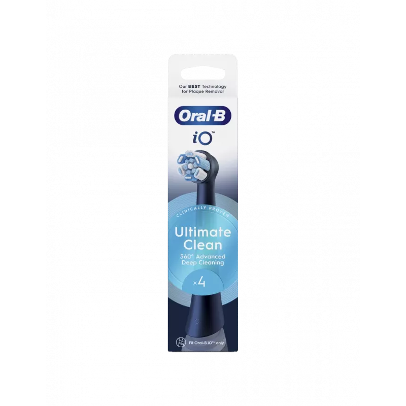 Oral-b iO wymienne końcówki UltimateClean Black 4 szt.