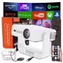 Mini projektor zenwire IMC260 — przenośny projektor z Androidem 14, Wi‑Fi, obsługa 360°, wejście Full HD/4K do telefonów