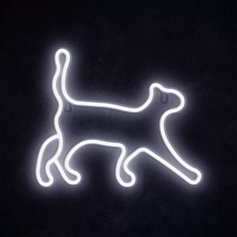 Dekoracyjne światło w stylu neonu MANTA SNL70WH Style Neon Lights CAT 2 białe 70 cm