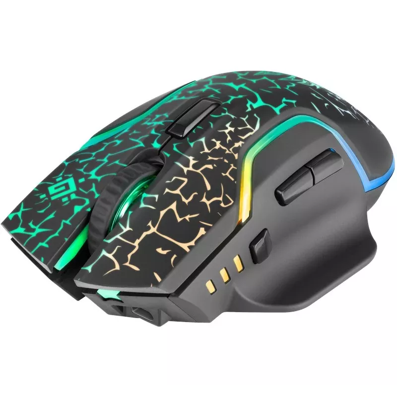 Defender Oneshot GM-067 Mysz Gamingowa dla Praworęcznych RF Bezprzewodowa + USB Typ