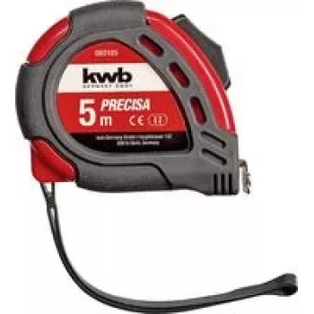 Taśma miernicza KWB PRECISA BANDMASS 5 m — KWB 060105, długość 5 m, zwijana