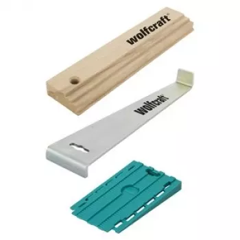 Narzędzie do podłóg Wolfcraft 6975000 do laminatu i parkietu, szare, zestaw 3 szt.