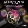 Wentylator Corsair iCUE LINK RX140 MAX RGB 14 cm Czarny 300-1600 RPM
