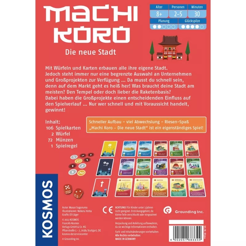 Machi Koro - Die neue Stadt, gra karciana