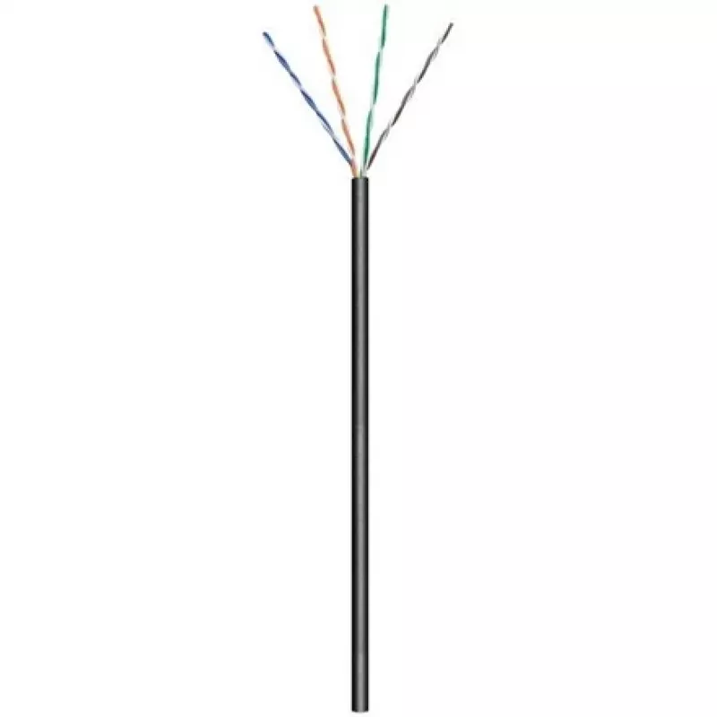 Kabel sieciowy Goobay CAT 5e U/UTP 100m Czarny