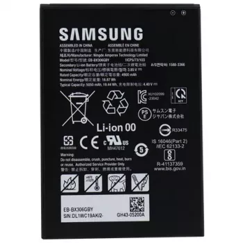 Zamiennik baterii Samsung do Tab Active5 - Pojemność znamionowa: 4900 mAh 18,87 Wh, Pojemność typowa: 5050 mAh 19,44 Wh (GP-PBX300ASABW)
