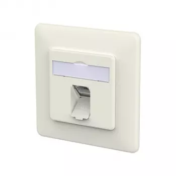 METZ CONNECT Gniazdo Przyłączeniowe E-DAT C6A LSA++ 1 Port UP reinweiß