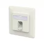 METZ CONNECT Gniazdo Przyłączeniowe E-DAT C6A LSA++ 1 Port UP reinweiß