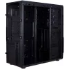 Obudowa INTER-TECH B-42 Czarna Midi Tower, ATX, 2xUSB2.0, Niebieski pasek LED, zasilacz opcjonalny