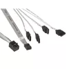 Supermicro - kabel SATA/SAS - Mini SAS HD (SFF-8643) na SATA - 50/50/60/70 cm - do A+ Server 1013, SuperServer 5018, 5019, 5019S, SuperStorage Server 5019D8